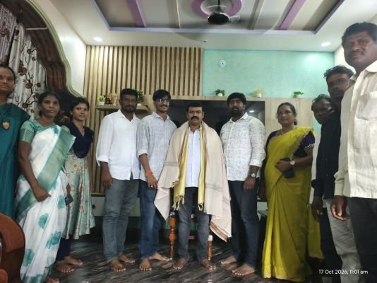 మండల కాంగ్రెస్ అధ్యక్షునికి ఘన సన్మానం
