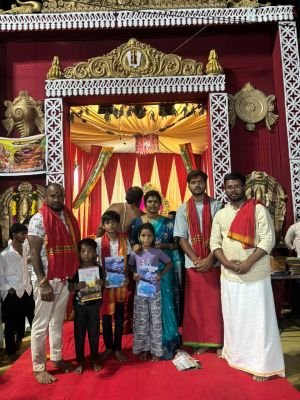 గుర్రంపల్లి గ్రామంలో సరస్వతి అవతారంలో దర్శన మిచ్చిన దుర్గమ్మ తల్లి.