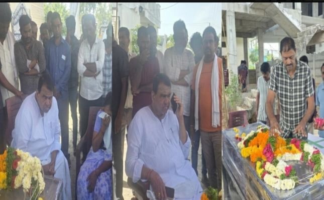 మృతి చెందిన జర్నలిస్టు కుటుంబాన్ని పరామర్శించిన ఎమ్మెల్యే పోచారం 