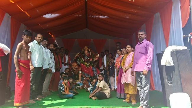 దుర్గ దేవిగా అమ్మవారి దర్శనం.