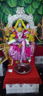 శ్రీ విజయ దుర్గా దేవి అలంకారంలో అమ్మవారు