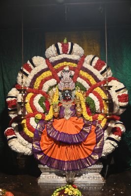 మహాదుర్గాదేవి అవతారంలో దర్శనమిస్తున్న అమ్మవారు