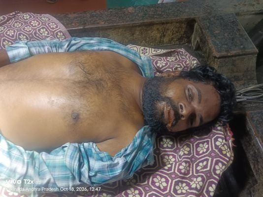 పురుగుల మందు తాగి వ్యక్తి మృతి*