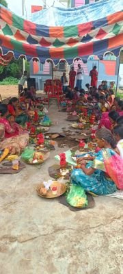 జగన్నాథవలస గ్రామంలో భక్తిశ్రద్ధలతో దుర్గాదేవి కుంకుమ పూజలు, భారీగా అన్నదాన కార్యక్రమం  