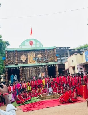 అవుషాపూర్‌లో భక్తిశ్రద్ధలతో దుర్గాదేవి హోమం