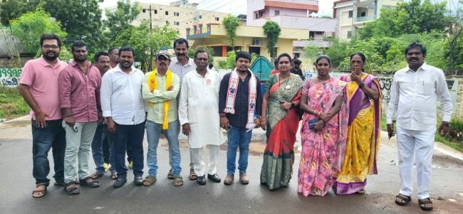 29వ డివిజన్ జనసేన అభ్యర్థి గా నూనె రుషి యాదవ్ నామినేషన్