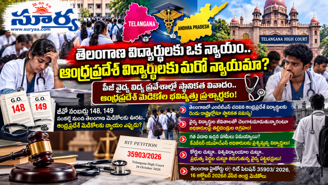 తెలంగాణ విద్యార్థులకు ఒక న్యాయం.. ఆంధ్రప్రదేశ్ విద్యార్థులకు మరో న్యాయమా?