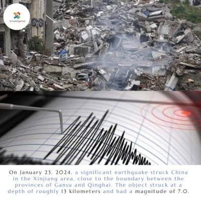  చైనాలోని జిన్‌జియాంగ్ ప్రావిన్స్‌లో భూకంపం: రిక్టర్ స్కేలుపై 4.0 తీవ్రత నమోదు..