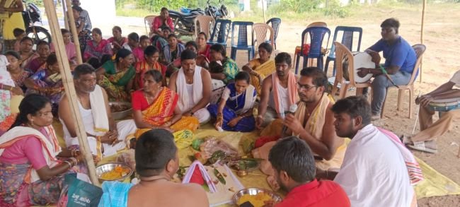 అంగరంగ వైభవంగా ముదిరాజుల పాండవుల గుడి ప్రారంభోత్సవం  దిర్శించర్లలో ముదిరాజులు పాండవుల గుడి ప్రారంభోత్సవం కన్నుల పండుగ