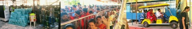భవానీల రాకతో ఇంద్రకీలాద్రిపై భక్తజన సందోహం