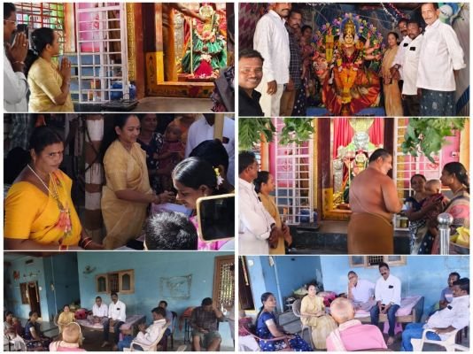 మండల పర్యటనలో బిఆర్ఎస్ నాయకురాలు వగ్గెల పూజ
