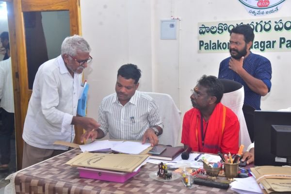 ​ప్రశాంత వాతావరణంలో చైర్‌పర్సన్, వార్డు సభ్యుల నామినేషన్ల పరిశీలన