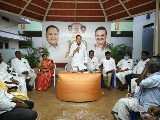 స్థానిక ఎన్నికల్లో జనసేన, కూటమి అభ్యర్థుల గెలుపే లక్ష్యం-ఎమ్మెల్యే మండలి
