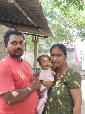 పసి బిడ్డ ప్రాణాల కోసం తల్లిదండ్రుల ఆరాటం -  దాతల ఆపన్నహస్తం కోసం ఎదురుచూపులు
