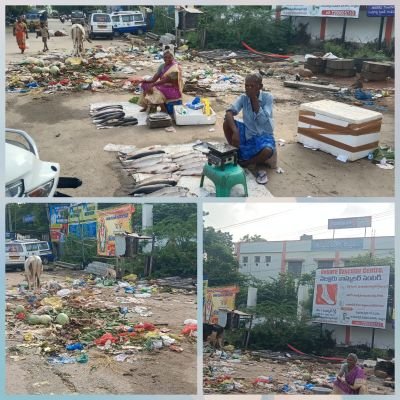 ఆసుపత్రి చెంత అపరిశుభ్రత తాండవం.. అధికారులకు పట్టదా?