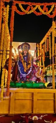 మెట్లకుంటలో వైభవంగా దుర్గామాత నిమజ్జన మహోత్సవం.. రూ.51 వేలకు లడ్డూ, రూ.30 వేలకు అమ్మవారి చీర వేలం
