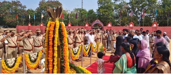 అమరుల త్యాగాలను ప్రతి ఒక్కరూ స్మరించుకోవాలి.. నాగర్ కర్నూలు జిల్లా ఎస్పీ సంగ్రామ్ సింగ్ జి పాటిల్ 