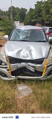 నాగర్ కర్నూల్ జిల్లా కేంద్రంలో కానిస్టేబుల్ను కారుతో  ఢీకొట్టిన యువకుడు, కానిస్టేబుల్ కు తీవ్ర గాయాలు