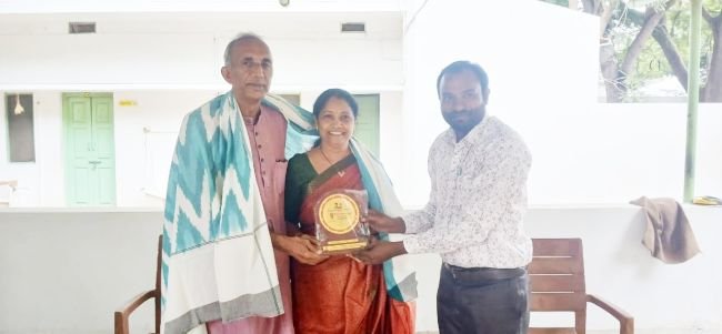 ప్రకృతి వ్యవసాయంపై ఆసక్తికర చర్చ.. వనం ప్రసాద్‌కు సన్మానం!