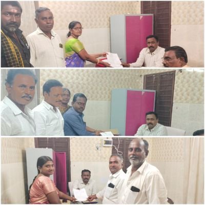 స్థానిక ఎన్నికల్లో వైసీపీ హడావుడి.. ఘంటసాలలో ముగ్గురు అభ్యర్థుల నామినేషన్లు