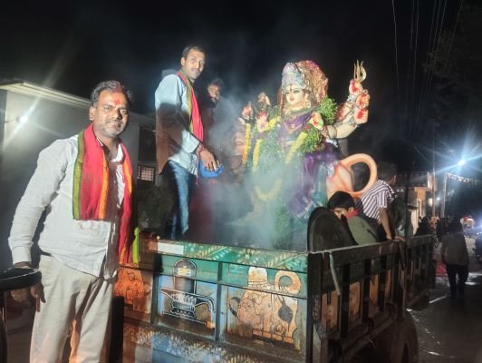 సాధువెల్లిలో వైభవంగా దుర్గామాత నిమజ్జనోత్సవం
