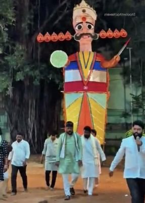 విజయదశమి వేడుకల్లో పాల్గొని సందేశమిచ్చిన బీజేపీ రాష్ట్ర అధికార ప్రతినిధి చికోటి ప్రవీణ్