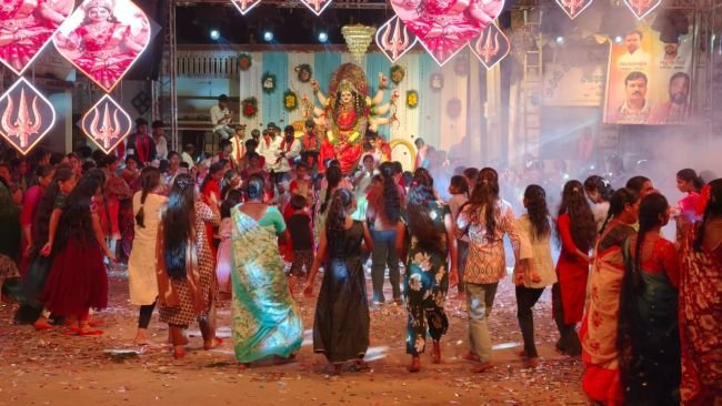 సంగెం గ్రామంలో ఘనంగా అమ్మవారి నిమజ్జన వేడుకలు