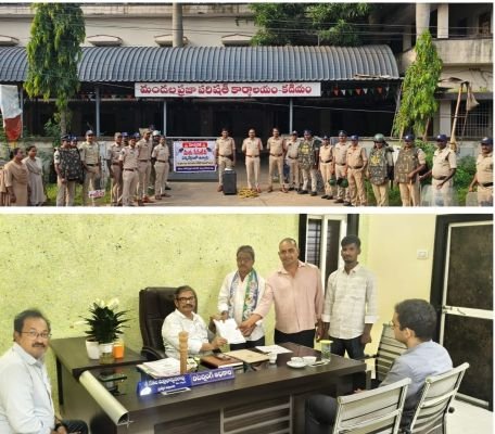 కడియంలో తొలిరోజు ఒకే నామినేషన్ దాఖలు  నామినేషన్ల ప్రక్రియకు పటిష్ఠ భద్రతా ఏర్పాట్లు