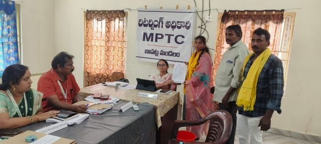 మర్రిపూడి ఎంపీటీసీ బరిలో లక్ష్మీ సుప్రజ..!