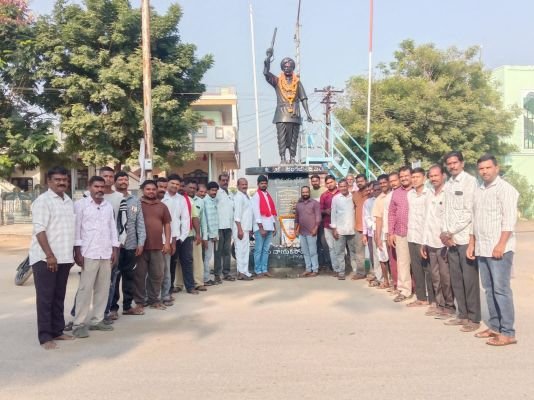 హాసాకొత్తూర్ లో ఘనంగా కొమరం భీమ్ జయంతి వేడుకలు.