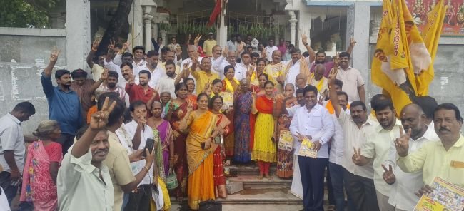 చిత్తూరు నగర కార్పొరేషన్ ఎన్నికలు కూటమి మేయర్ అభ్యర్థి కటారి హేమలత గెలుపే లక్ష్యంగా ప్రచారాన్ని ప్రారంభించిన ఎంపీ దగ్గుమళ్ళ ప్రసాద రావు, చిత్తూరు ఎమ్మెల్యే గురుజాల జగన్మోహన్, మాజీ ఎమ్మెల్సీ దొరబాబు