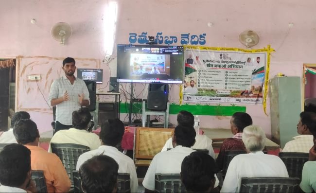 యాసంగిలో ‘నీటి లభ్యత’ ఆధారంగానే రైతులు పంటల సాగు చేపట్టాలి : ఏఓ సుదర్శన్ గౌడ్