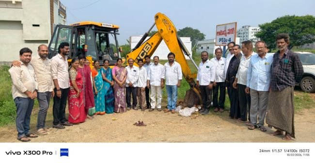 29వ వార్డులో అభివృద్ధి పనులకు శ్రీకారం