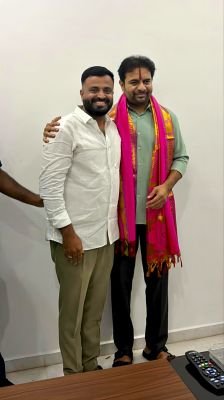 కేటీఆర్‌కు విజయదశమి శుభాకాంక్షలు తెలిపిన బీఆర్‌ఎస్ యువ నాయకుడు షఫీ