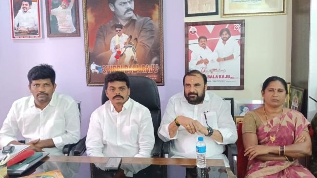 కూటమి  జడ్పిటిసి, ఎంపీటీసీ అభ్యర్థులను ప్రకటించిన ఎమ్మెల్యే చిర్రి బాలరాజు.
