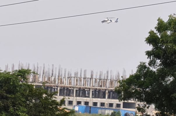 హకింపేట్ ఎడ్యుకేషన్ హబ్ లో సీఎం రేవంత్ రెడ్డి ఏరియల్ సర్వే