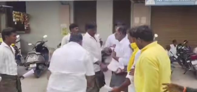 వైసీపీ అభ్యర్థుల నామినేషన్ పత్రాలు చించివేత.. 