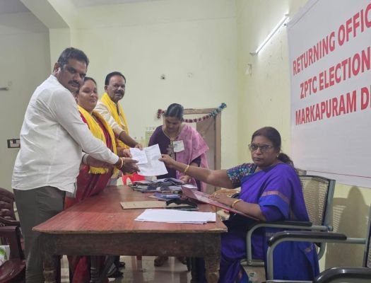 టిడిపి జెడ్పిటిసి అభ్యర్థిగా ఎం హరితమ్మ. 