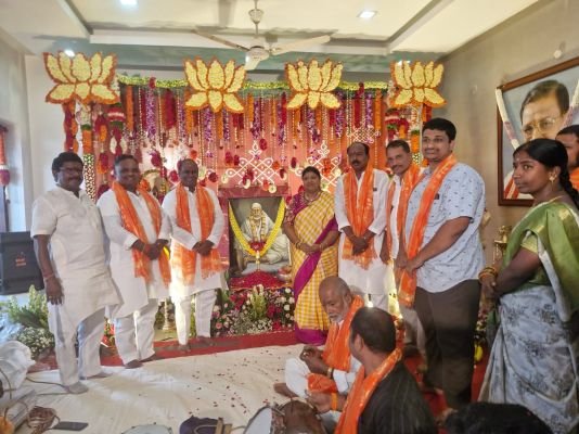 బంగారు శృతి నివాసంలో 12 గంటల సాయి నామ సంకీర్తన