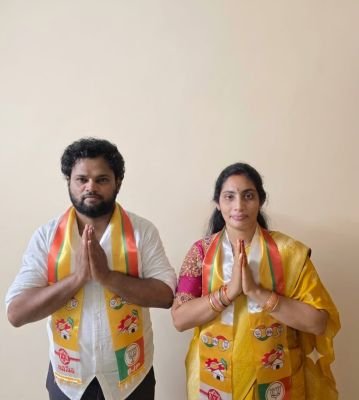 భార్య చైర్ పర్సన్ గా ,భర్త కౌన్సిలర్ గా పోటీ 