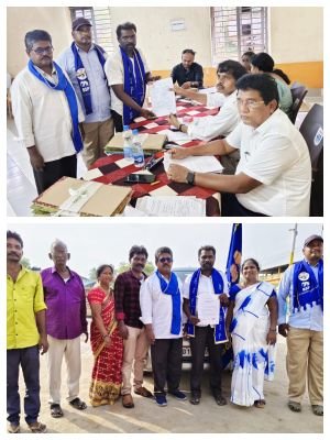 వట్లూరు ఎంపిటిసి అభ్యర్థిగా అంబేద్కర్ నామినేషన్