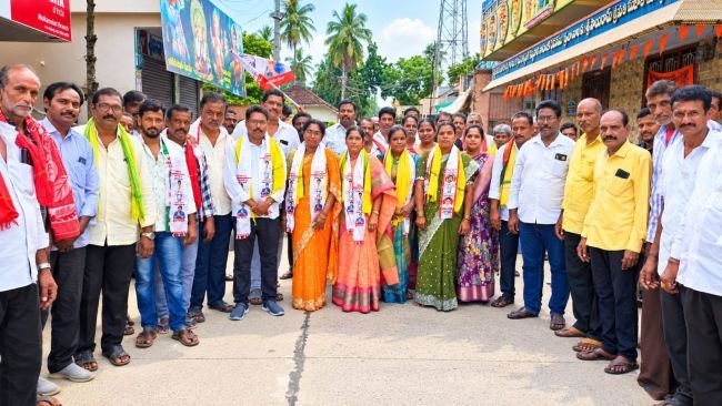ముక్కామల కూటమి ఎంపీటీసీ నామినేషన్లకు భారీ ర్యాలీ