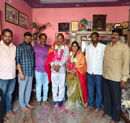 కోట్‌పల్లి మార్కెట్ కమిటీ వైస్ చైర్మన్ మధులత శ్రీనివాస్ చారికి TUWJ(IJU) నాయకుల ఘన సన్మానం