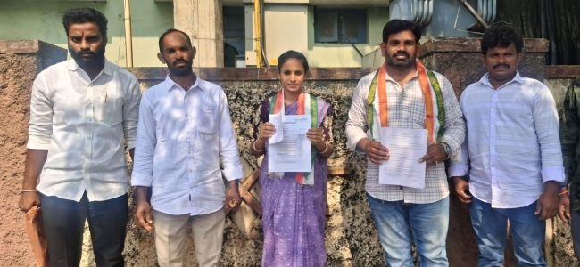 కాకినాడ జిల్లాలో జడ్పీటీసీ నామినేషన్లు.. కాంగ్రెస్ నుంచి శ్రీకన్య, కోటేశ్వరరావు