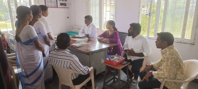 జంగంపల్లి ఆరోగ్య ఉప కేంద్రాన్ని తనిఖీ చేసిన మండల ప్రత్యేక అధికారి