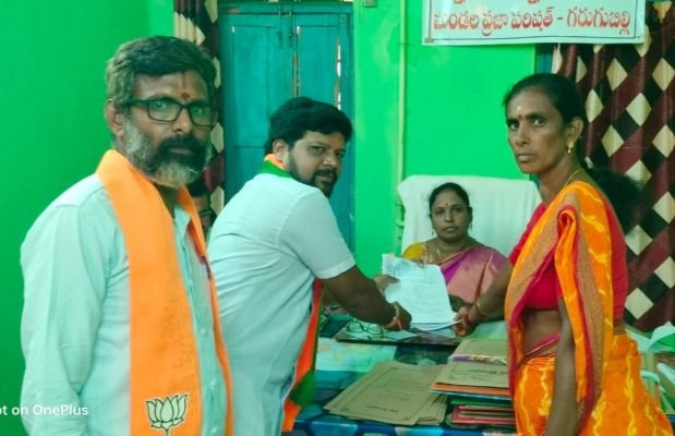 బివిపురం ఎంపిటిసిగా నామినేషన్ వేసిన పెదిరెడ్డి అశోక్