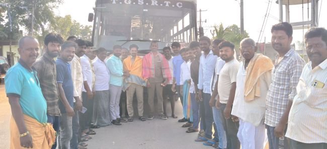 ప్రభుత్వ సలహాదారుని కృషితో ఆర్టీసీ బస్సు సౌకర్యం