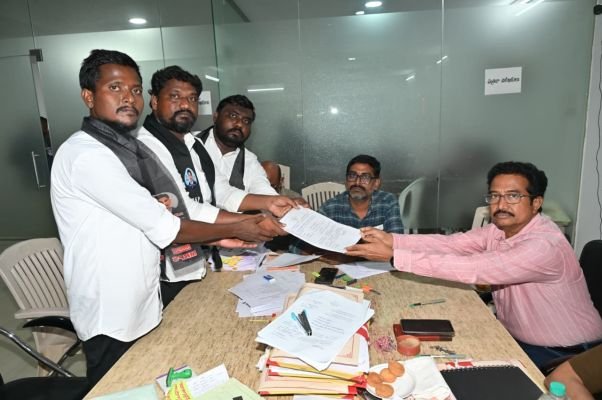 వింజమూరు జడ్పీటీసీ స్వతంత్ర అభ్యర్థిగా పందిటి అంబేద్కర్ మాదిగ నామినేషన్.