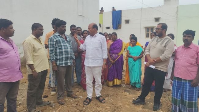 రామాలయం నిర్మాణానికి స్థలాన్ని పరిశీలించిన బోయకొండ మాజీ చైర్మన్ ఎస్.కె రమణారెడ్డి!