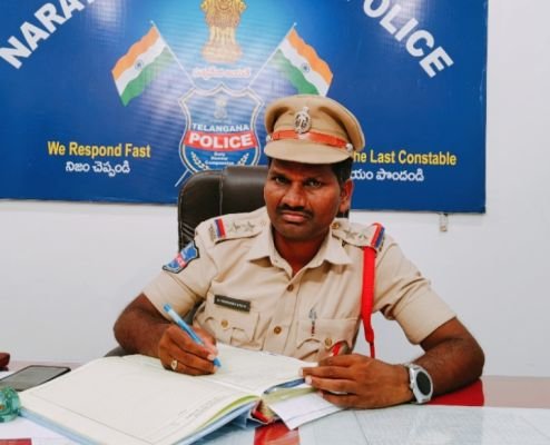 మాగనూర్ నూతన ఎస్సైగా మహేందర్ రెడ్డి  బాధ్యతల స్వీకరణ